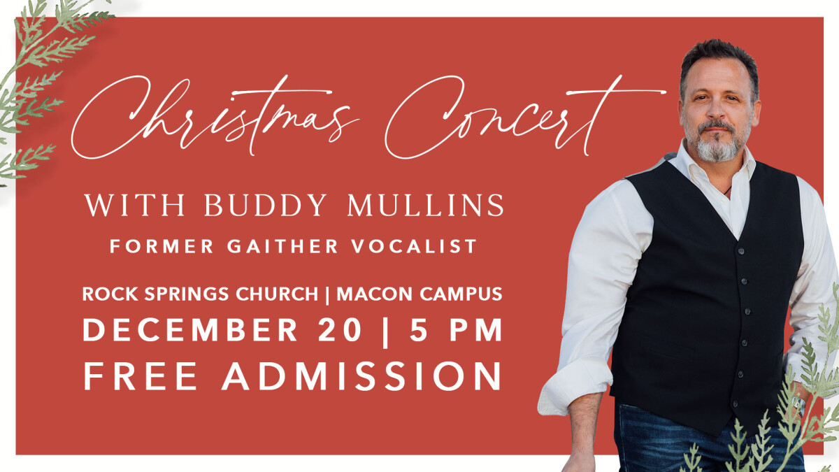 Buddy Mullins Christmas Concert Macon Campus Rock
